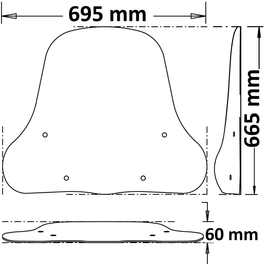 Isotta-Windschild für NIU MQi GT